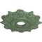 Ekena Millwork Preston Ceiling Medallion (Fits Canopies up to 4"), 17 1/2"OD x 4"ID x 1"P, Athenian Green CM17PRAGF - alternate 3